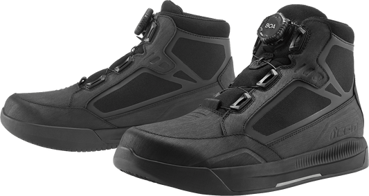 ICON Patrol 3™ Waterproof Boots with BOA® Fit System and Reinforced Shifter Overlay - Kelly Motorsports