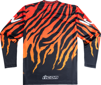 ICON Rad Dawn™ Jersey - Orange, Medium, Mesh Chassis with Sublimated MX Graphics - Kelly Motorsports