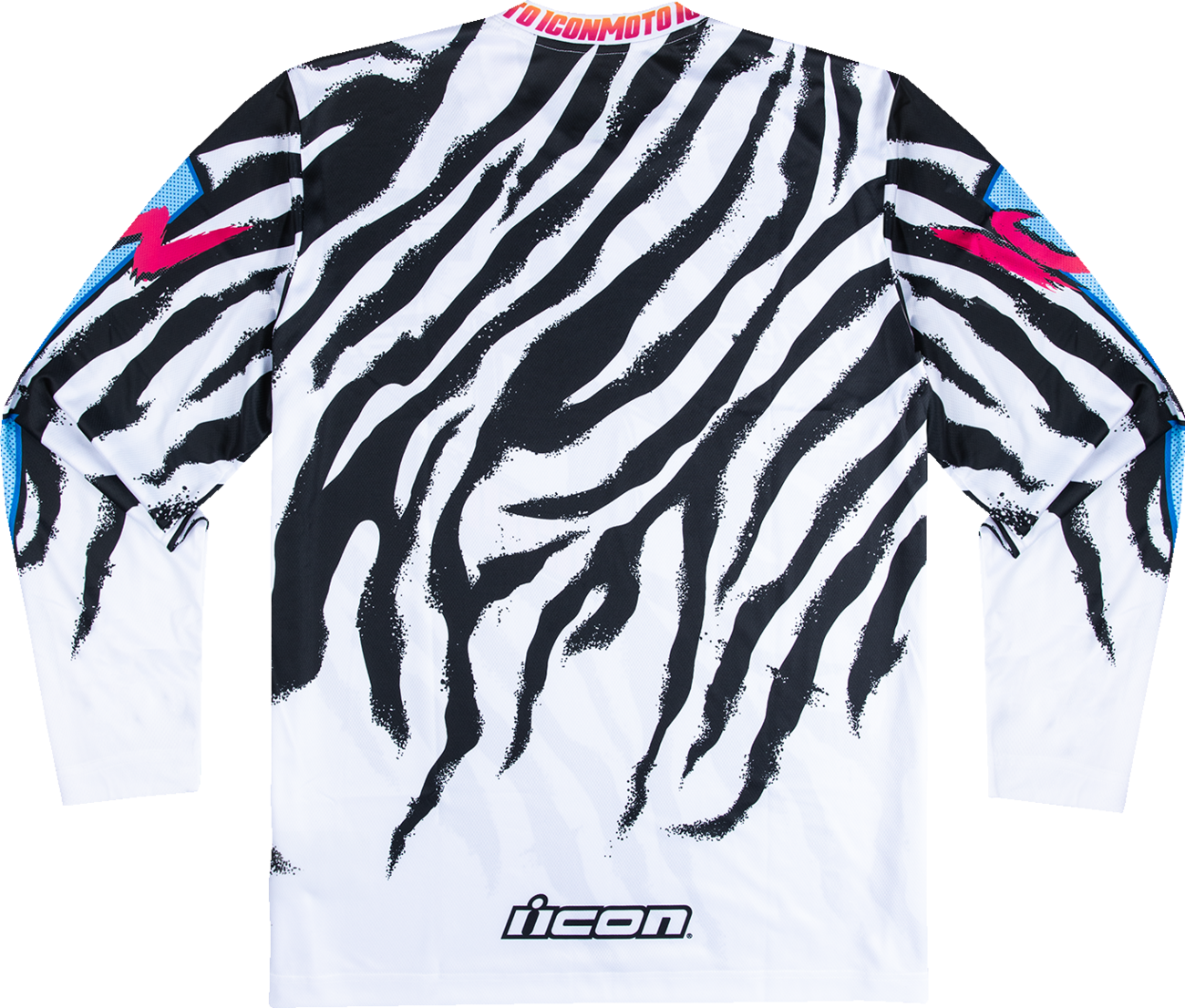 ICON Rad Dawn™ Jersey - White, Small - Breathable Mesh Design with Sublimated MX Graphics - Kelly Motorsports