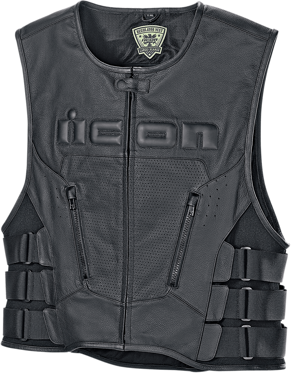 ICON Regulator™ D3O® Vest Black - Kelly Motorsports