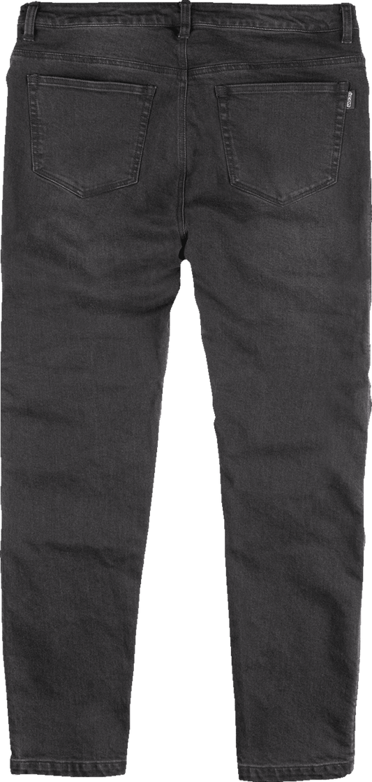 ICON Slabtown™ Black Jeans w/D3O Ghost Knee & Hip Impact Protectors - Kelly Motorsports