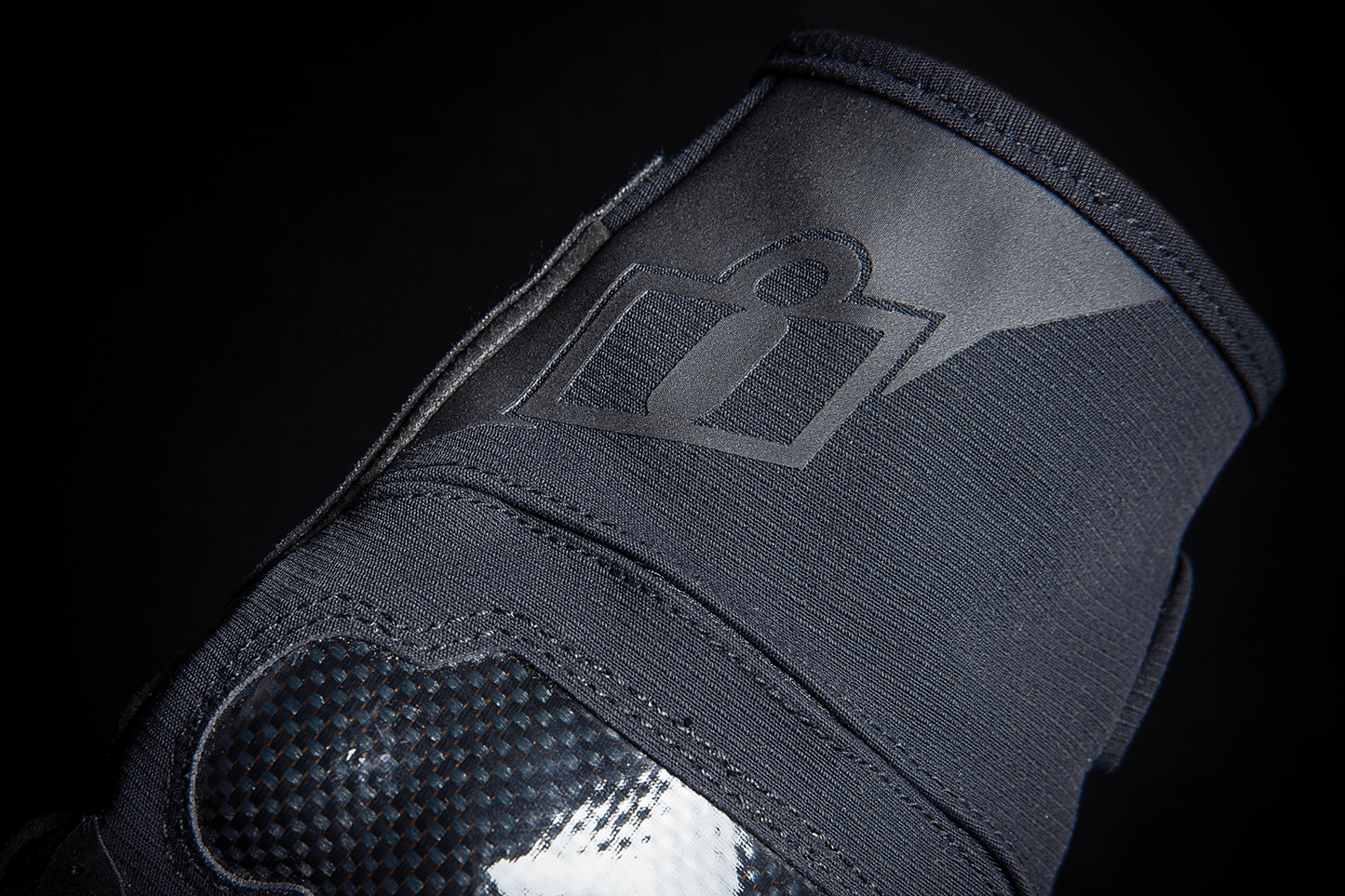 ICON Stormhawk™ Gloves Black Waterproof w/D3O® Impact Protection - Kelly Motorsports