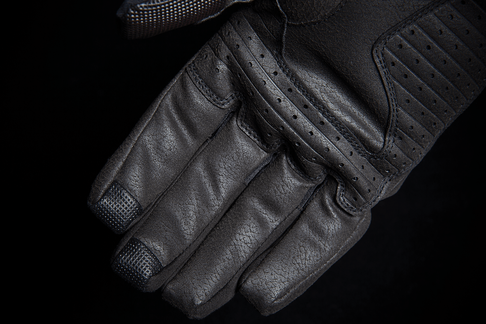 ICON Stormhawk™ Gloves Black Waterproof w/D3O® Impact Protection - Kelly Motorsports