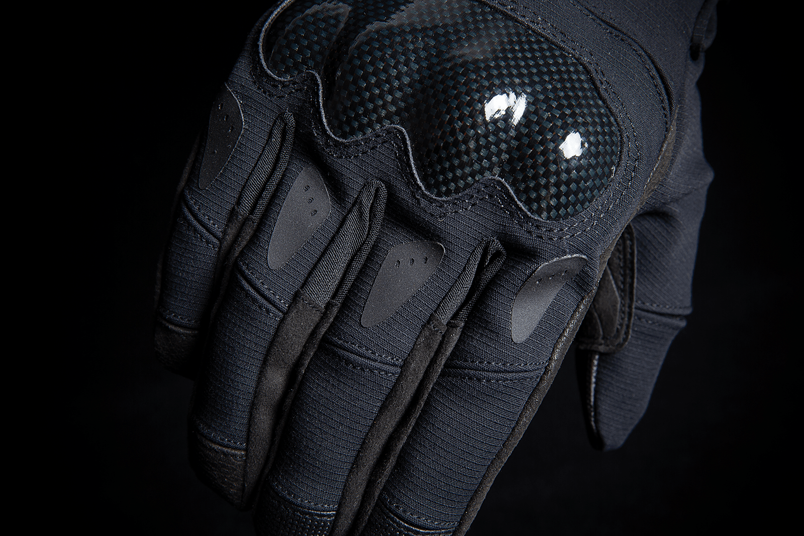 ICON Stormhawk™ Gloves Black Waterproof w/D3O® Impact Protection - Kelly Motorsports
