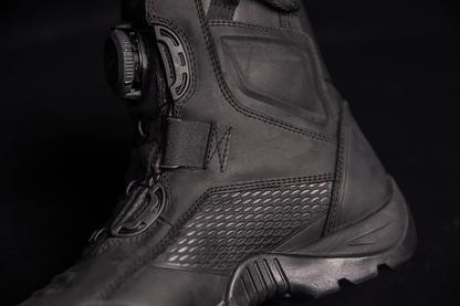 ICON Stormhawk Water-Resistant Leather Motorcycle Boots with BOA® Fit System and D3O® - Kelly Motorsports
