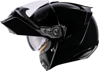 ICON Threshold™ Modular Helmet Glossy Black - Kelly Motorsports