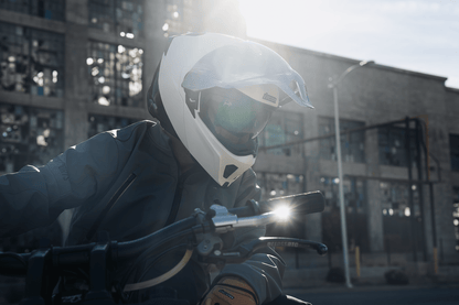 ICON Threshold™ Modular Helmet Solid Glossy White - Kelly Motorsports
