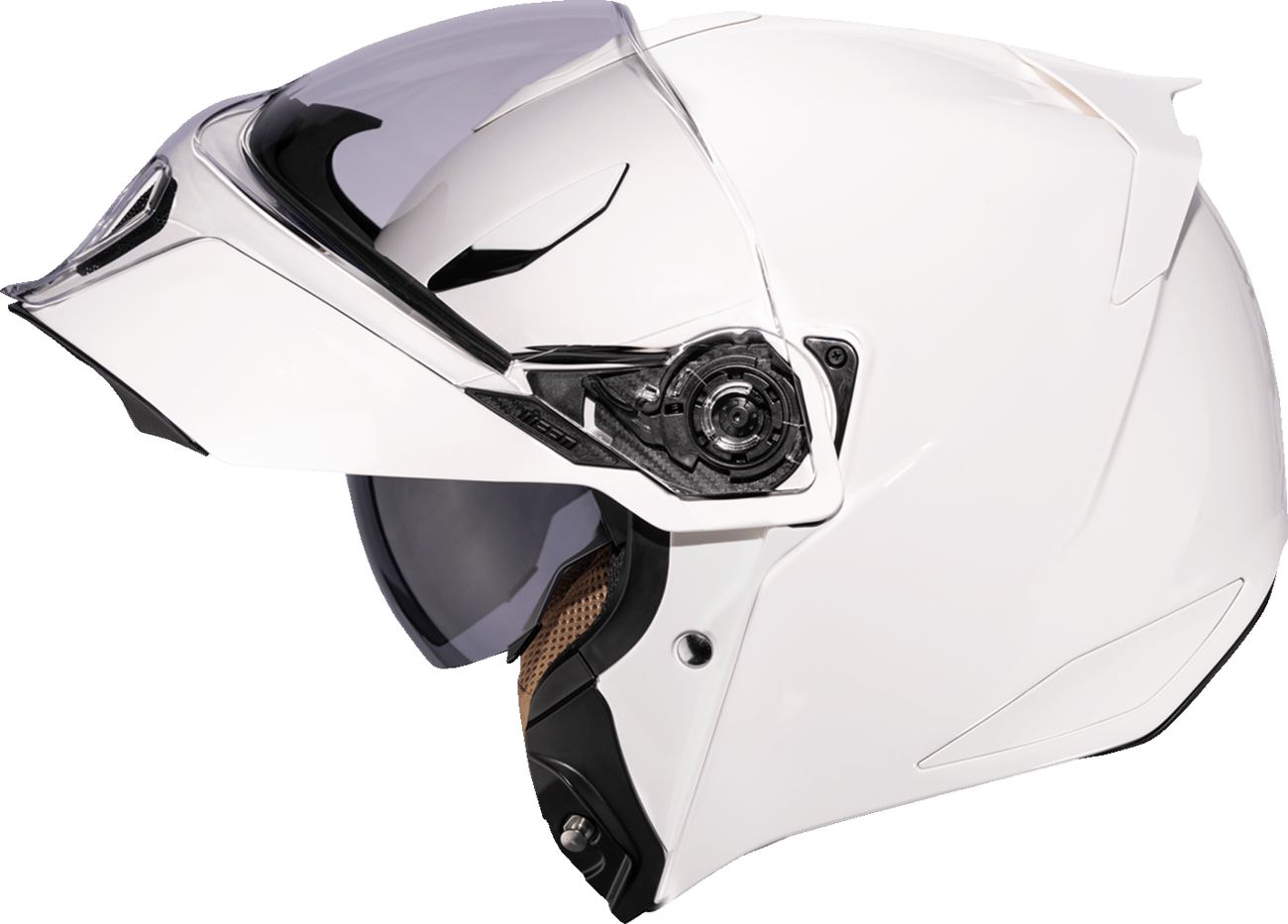 ICON Threshold™ Modular Helmet Solid Glossy White - Kelly Motorsports