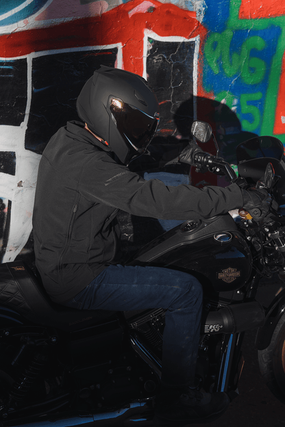 ICON Threshold™ Modular Helmet Solid Matte Black - Kelly Motorsports