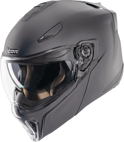ICON Threshold™ Modular Helmet Solid Matte Black - Kelly Motorsports