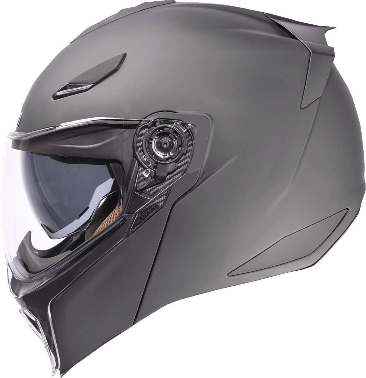 ICON Threshold™ Modular Helmet Solid Matte Black - Kelly Motorsports