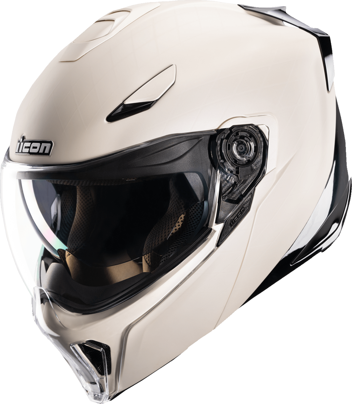 ICON Threshold™ Modular Helmet - Steady State White - Kelly Motorsports