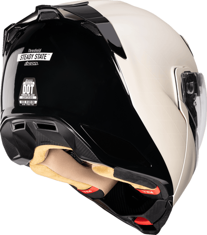 ICON Threshold™ Modular Helmet - Steady State White - Kelly Motorsports