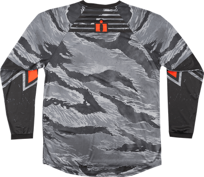 ICON Tiger’s Blood Jersey - Gray Camo, 2XL, Part Number 2824-0095 - Kelly Motorsports