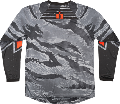 ICON Tiger’s Blood Jersey - Gray Camo Large (Part 2824 - 0093) - Kelly Motorsports