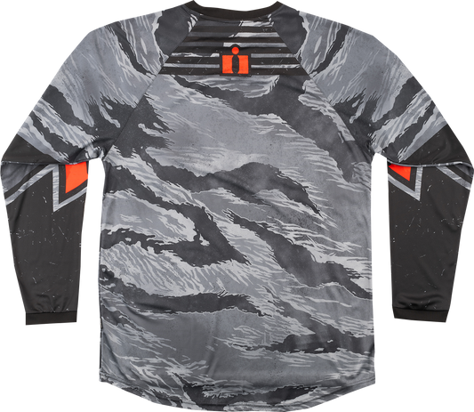 ICON Tiger’s Blood Jersey - Gray Camo Large (Part 2824 - 0093) - Kelly Motorsports