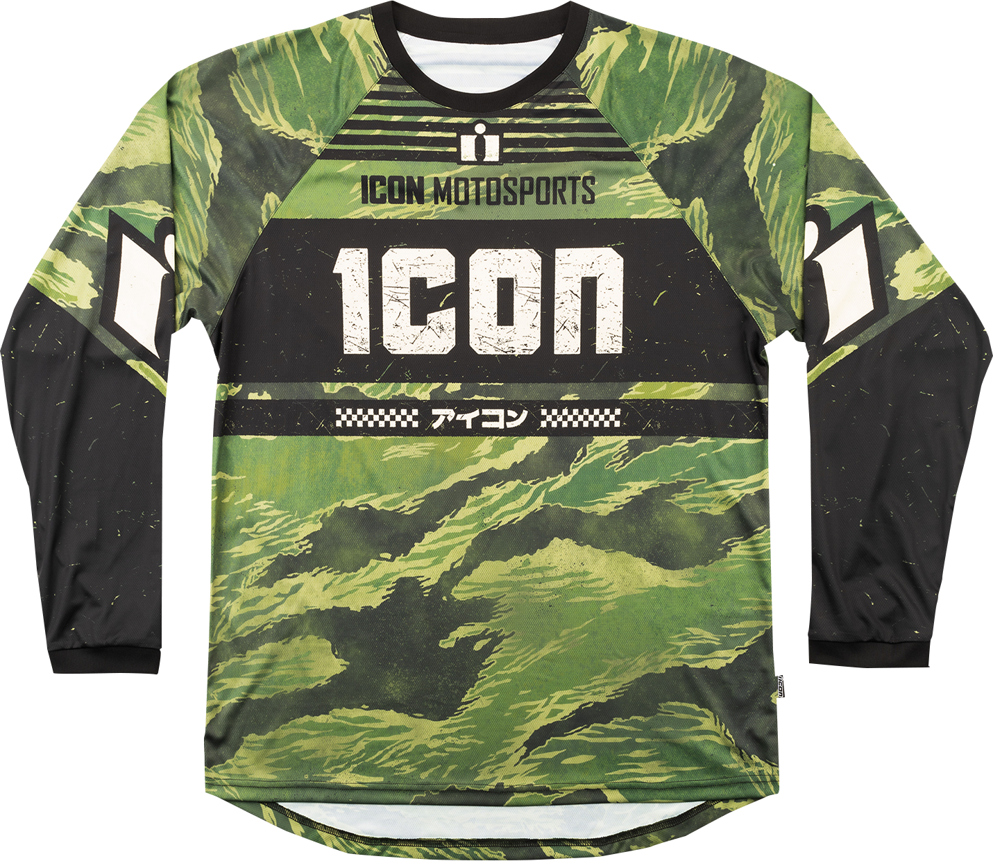 ICON Tiger’s Blood Jersey - Green Camo 2XL - Part Number 2824 - 0088 - Kelly Motorsports