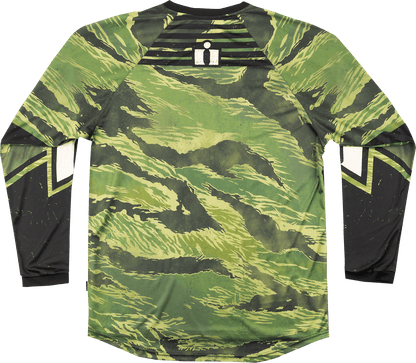 ICON Tiger’s Blood Jersey - Green Camo XL 2824-0087 - Kelly Motorsports