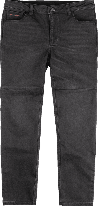 ICON Uparmor™ Covec® Jeans w/D30® Ghost Knee Impact Black or Blue - Kelly Motorsports