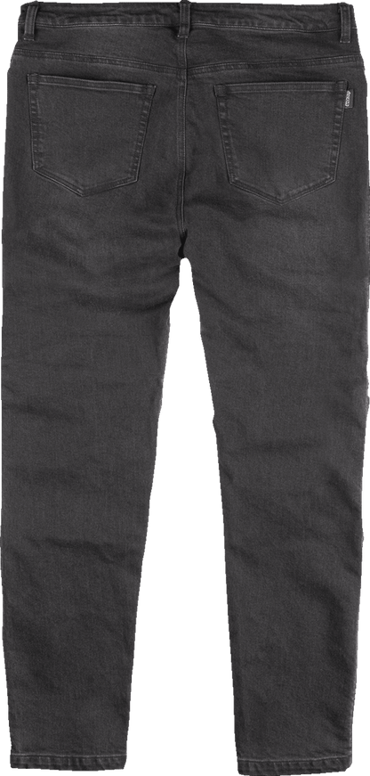 ICON Uparmor™ Covec® Jeans w/D30® Ghost Knee Impact Black or Blue - Kelly Motorsports