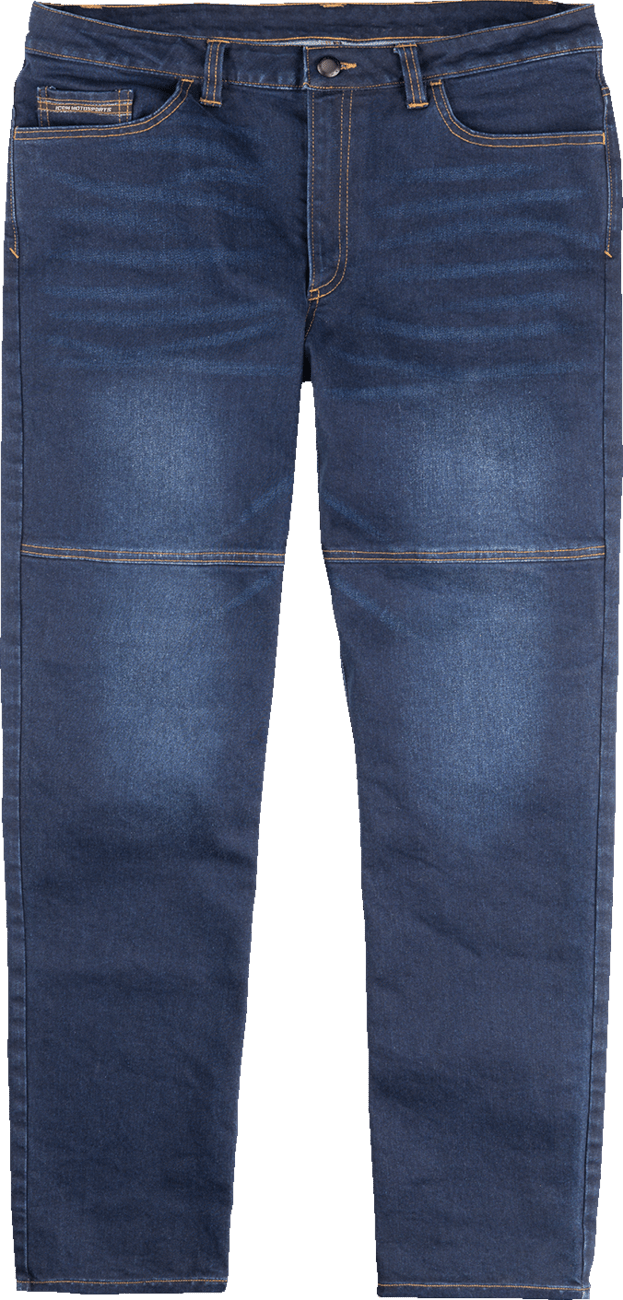 ICON Uparmor™ Covec® Jeans w/D30® Ghost Knee Impact Black or Blue - Kelly Motorsports