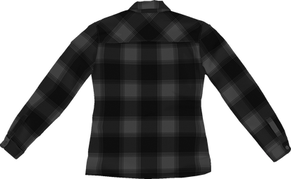 ICON Women's Fallblock CX Flannel Jacket Black - Kelly Motorsports