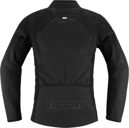 ICON Women's Hooligan CE Motorcycle Jacket w/Impact Protectors - Kelly Motorsports