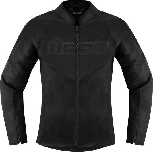 ICON Women's Hooligan CE Motorcycle Jacket w/Impact Protectors - Kelly Motorsports
