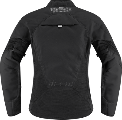 ICON Women's Mesh AF Jacket Black - Kelly Motorsports