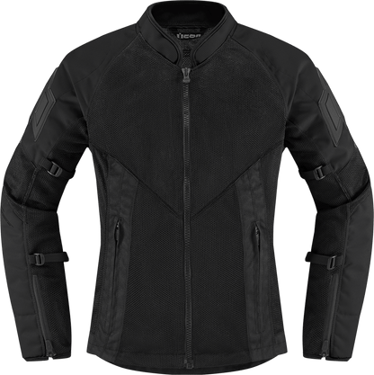 ICON Women's Mesh AF Jacket Black - Kelly Motorsports