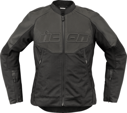 ICON Women's Overlord3™ Jacket w/Impact Protection & Removable Liner - Kelly Motorsports