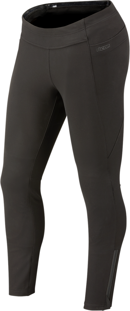 ICON Women's Tuscadero2™ Stretch Pant - Black - Size XS with Removable D3O Impact Protectors - Kelly Motorsports