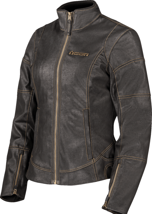 ICON Women's Tuscadero3™ Jacket - Lightweight Synthetic Chassis with Impact Protection - Kelly Motorsports