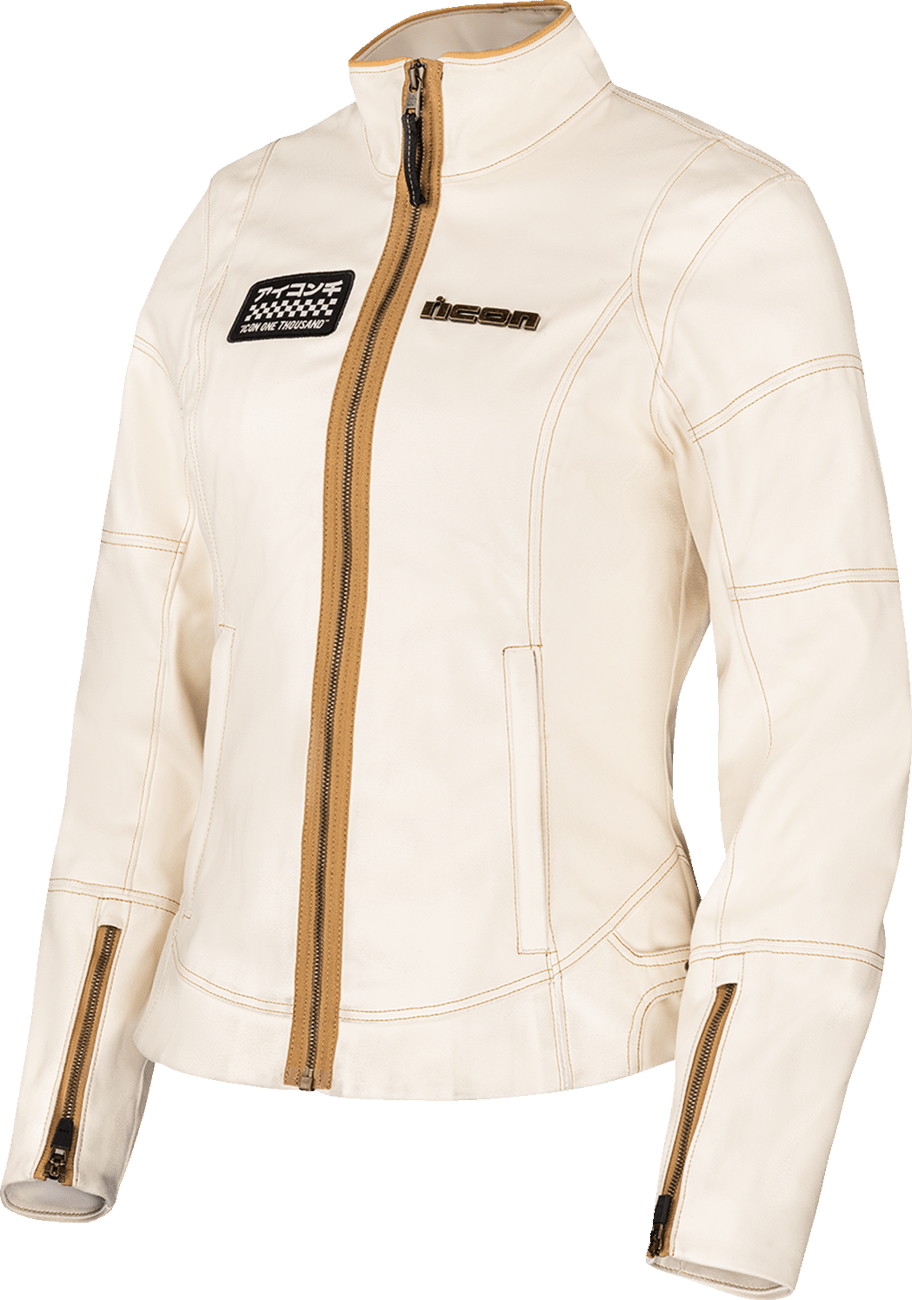 ICON Women's Tuscadero3™ Jacket - Lightweight Synthetic Chassis with Impact Protection - Kelly Motorsports