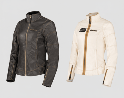 ICON Women's Tuscadero3™ Jacket - Lightweight Synthetic Chassis with Impact Protection - Kelly Motorsports