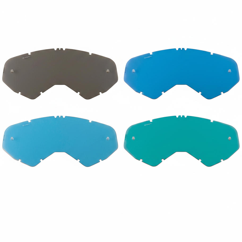 Moose Offroad XCR Goggle Lenses - Smoke, Blue, Sky Blue, Green