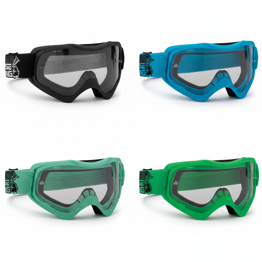 Moose Racing Qualifier Goggles - 4 Colorways: Black/White, Blue, Mint, Green