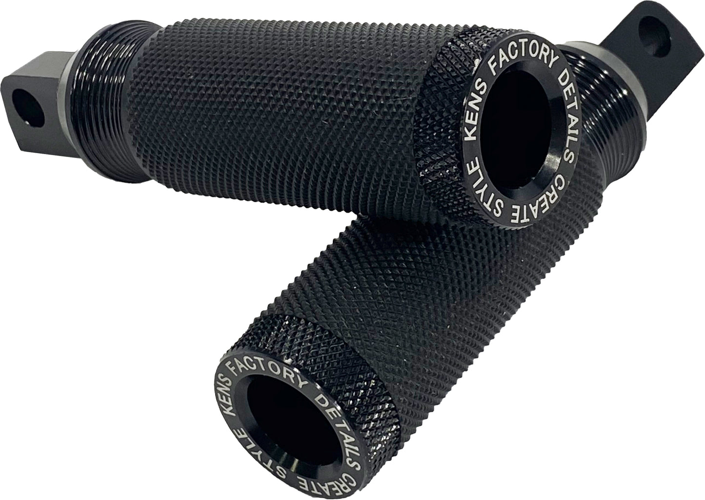 KENS FACTORY Nl Foot Pegs Std HD Clevis (Ex M8 Softail) for Harley Davidson XL1200X, XL1200V Models - Kelly Motorsports