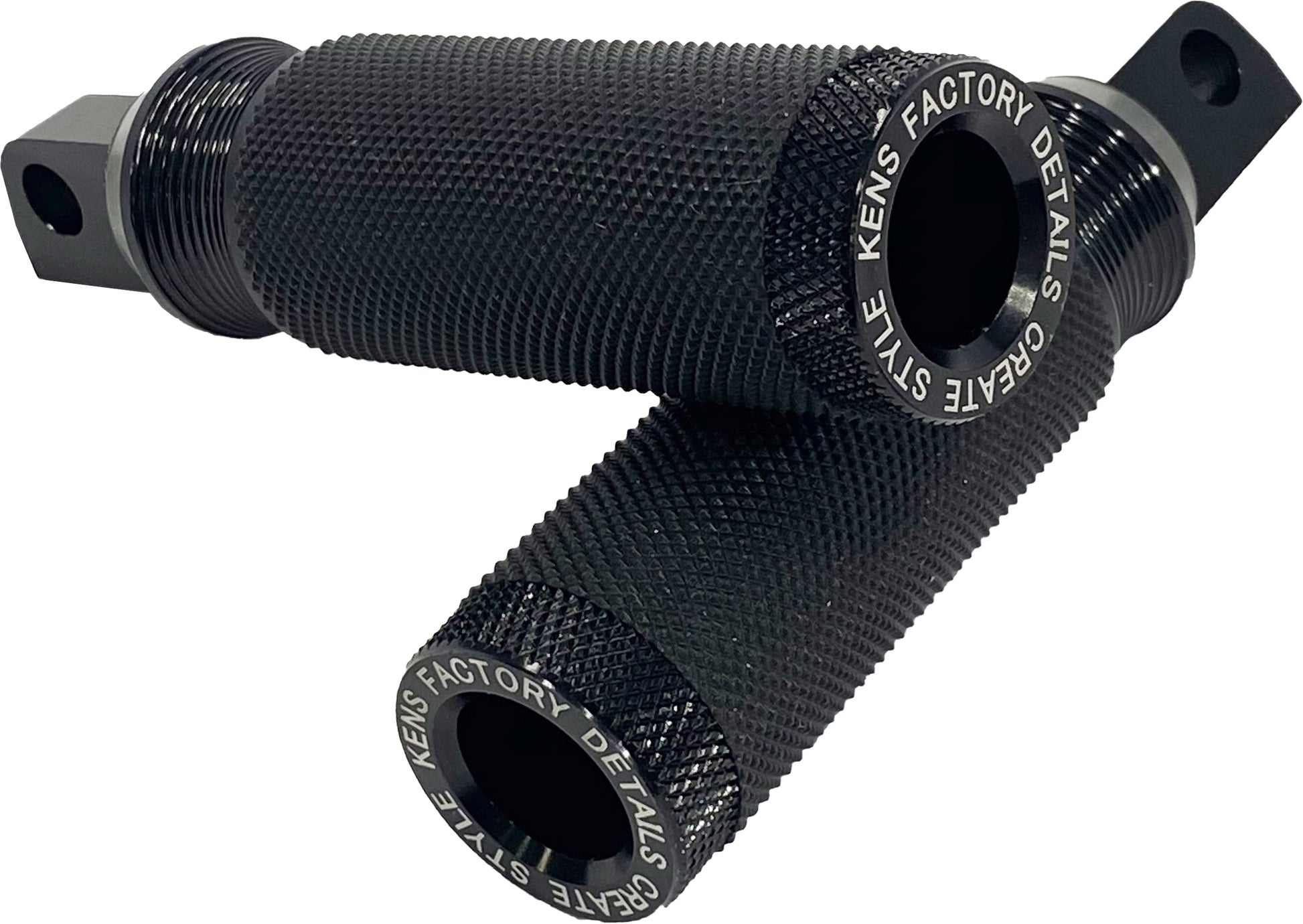 KENS FACTORY Nl Foot Pegs Std HD Clevis (Ex M8 Softail) for Harley Davidson XL1200X, XL1200V Models - Kelly Motorsports