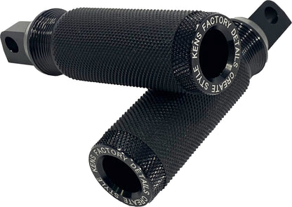 KENS FACTORY Nl Foot Pegs Std HD Clevis (Ex M8 Softail) for Harley Davidson XL1200X, XL1200V Models - Kelly Motorsports
