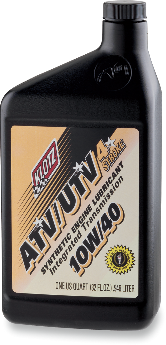 Klotz Oil ATV Synthetic 4T Engine Oil - 10W - 40 - 1 Quart for ATV and UTV Applications - Kelly Motorsports