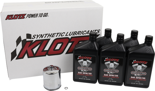 Klotz Oil Basic Oil Change Kit for Harley - Davidson Sportster KH - 111 - Kelly Motorsports