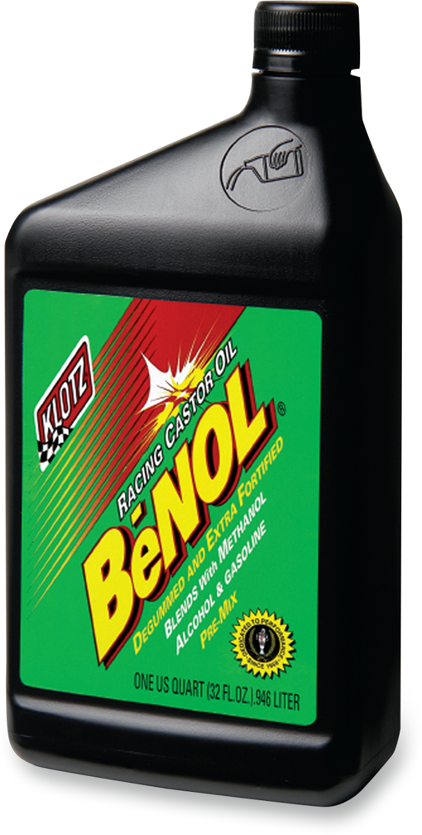 Klotz Oil BeNOL® Racing 2 - Stroke Pre - Mix Castor Oil - 1 U.S. Quart BC - 172 - Kelly Motorsports