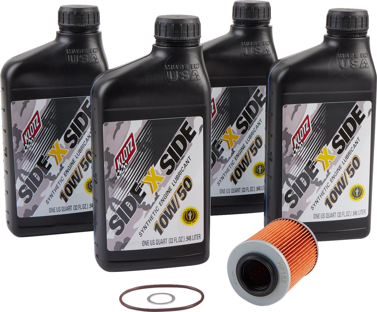 Klotz Oil Can - Am SxS V - Twin Oil Change Kit - 10W/50 'KU - 105' by Klotz Oil - Kelly Motorsports