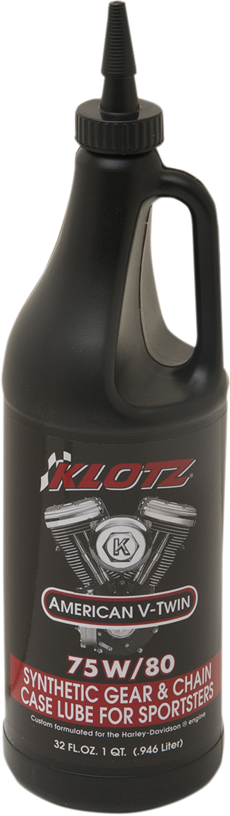 KLOTZ OIL Chain Case & Gear Oil 75W - 80 KH - S80 for Harley - Davidson Sportster Models - Kelly Motorsports