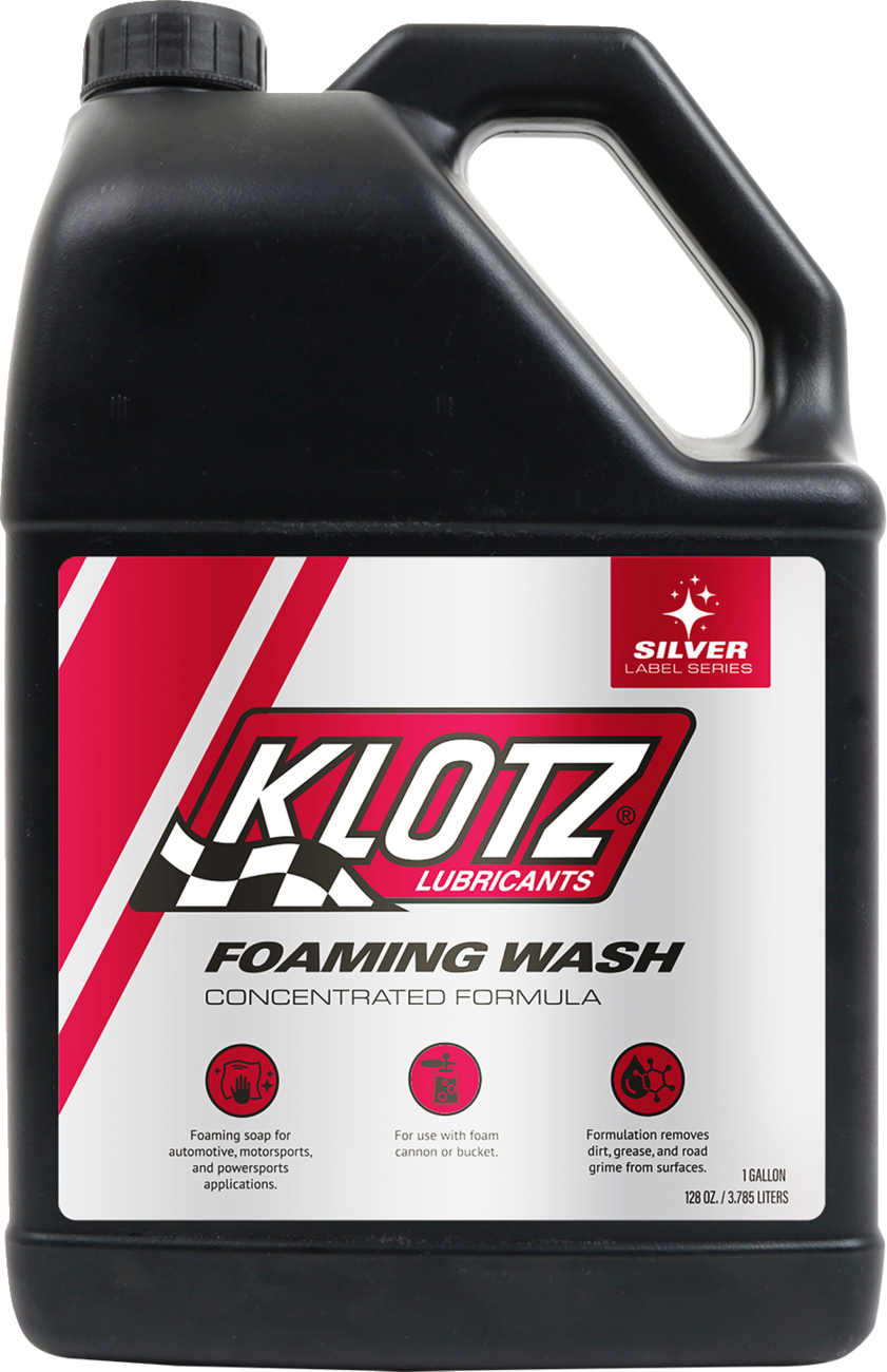 Klotz Oil Foaming Wash - 1 Gallon (Part KS - 3171) - Effective Water Spot Removal and Surface Cleaning - Kelly Motorsports