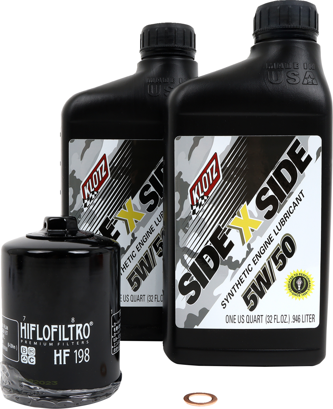 Klotz Oil KU - 108 Polaris Off - Road Engine Oil Change Kit (5W50) - Kelly Motorsports