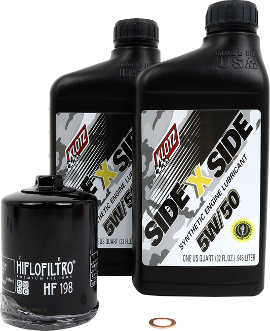 Klotz Oil KU - 108 Polaris Off - Road Engine Oil Change Kit (5W50) - Kelly Motorsports