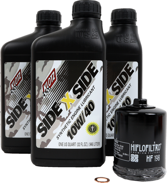 Klotz Oil KU - 110 Off - Road Engine and Transmission Oil Change Kit for Polaris 10W/40 - Kelly Motorsports