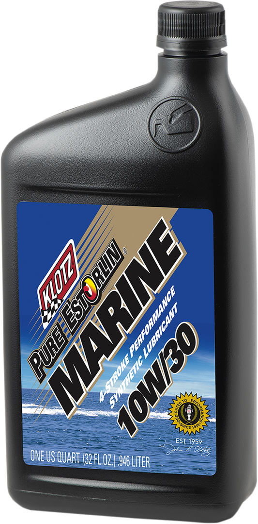 KLOTZ OIL Marine 4 - Stroke Engine Oil 10W - 30, Part KE - 330 – 1 Quart - Kelly Motorsports